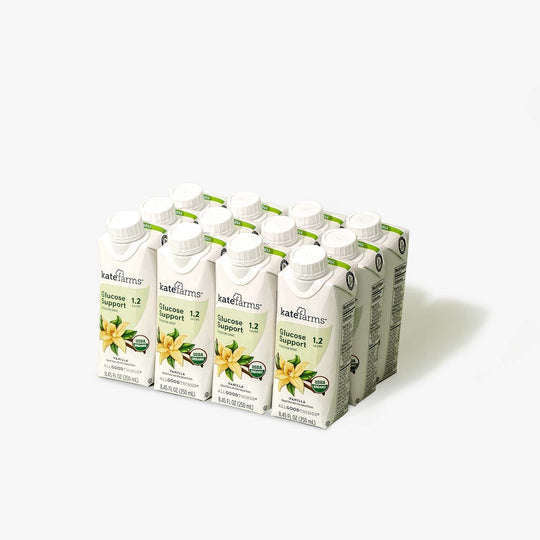 Kate Farms Glucose Support 1.2 Vanilla, Plant Based Nutrition, 12/cs