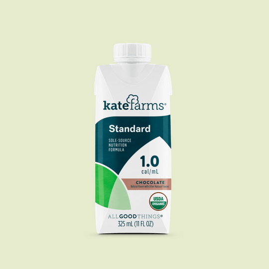 Kate Farms Standard 1.0 Chocolate, Plant Based Nutrition, 12/cs