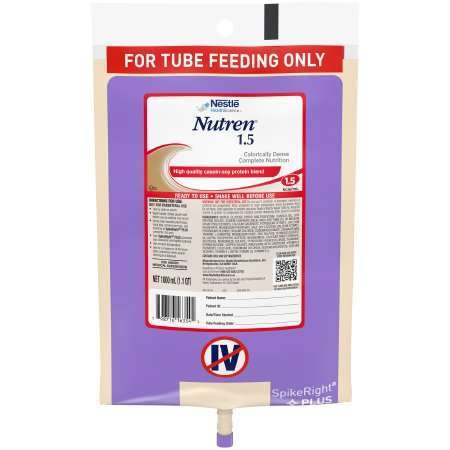 Nestle Nutren 1.5 33.8oz tube feeding formula, 9871626354 each
