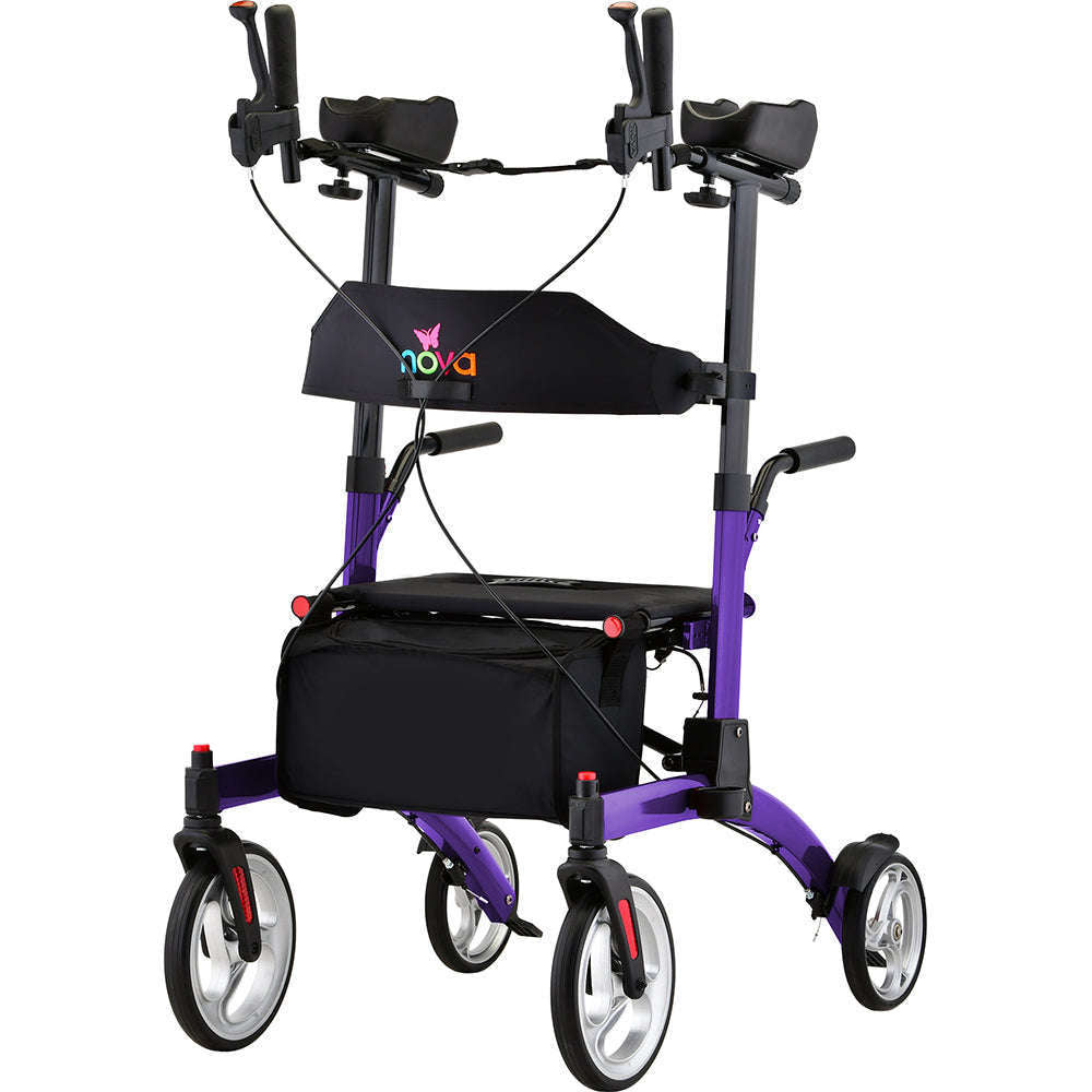 Nova Dragon Foldable Standing Rollator, 4802PL Purple