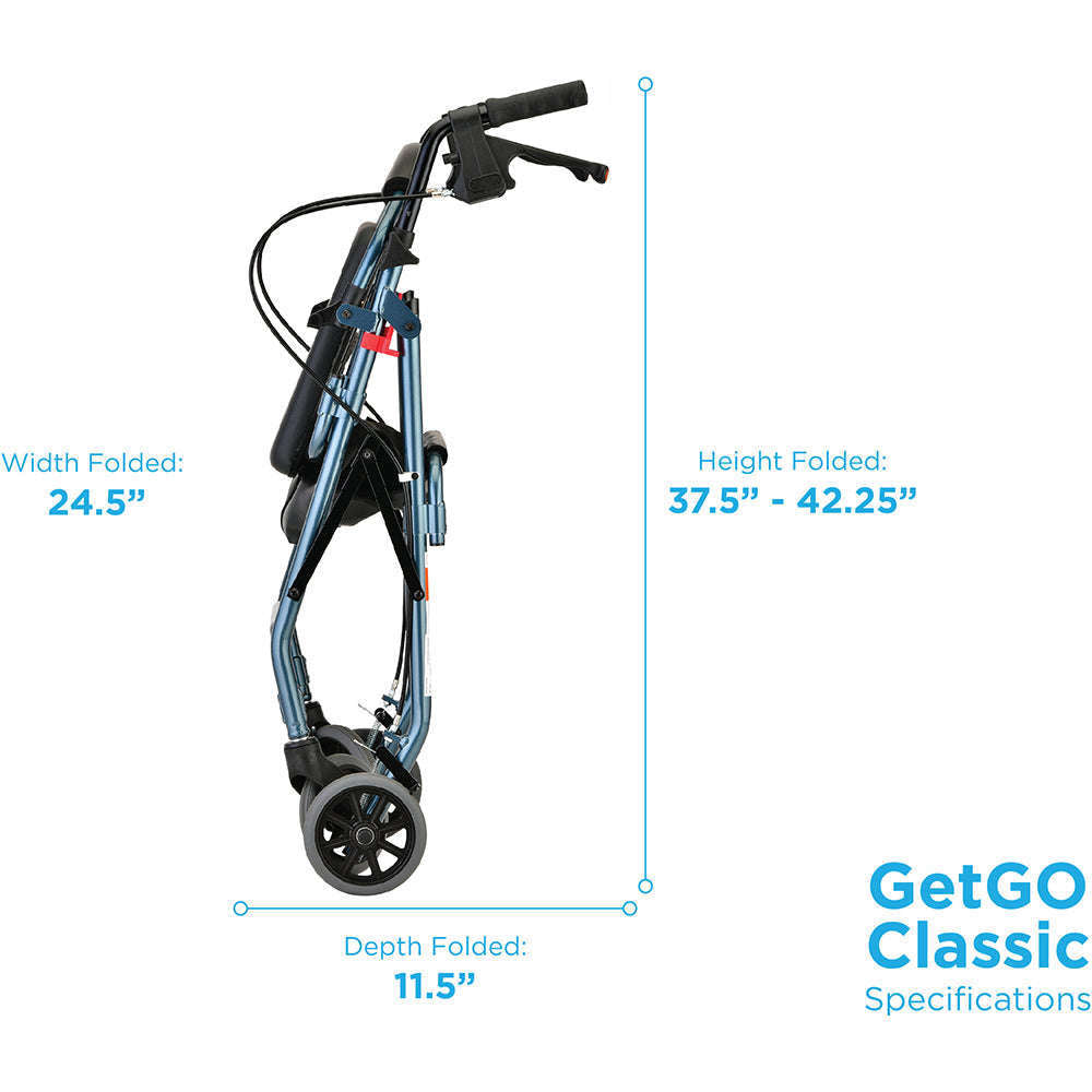 Nova GetGO Standard Rollator, 4202CBL Blue