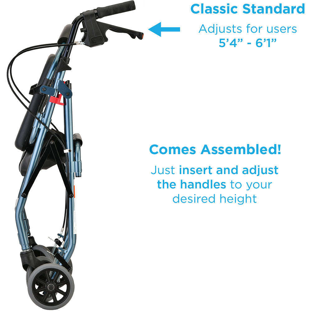 Nova GetGO Standard Rollator, 4202CBL Blue