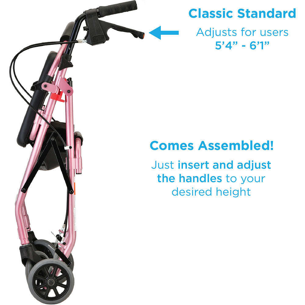 Nova GetGO Standard Rollator, 4202CPK Pink