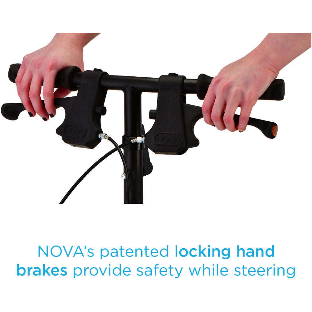 Nova Heavy Duty Turning Knee Walker, TKW-13 Metallic Red