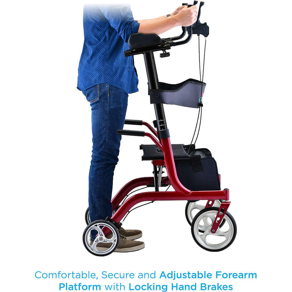 Nova Phoenix Rise Up Rollator, 4801RD Red
