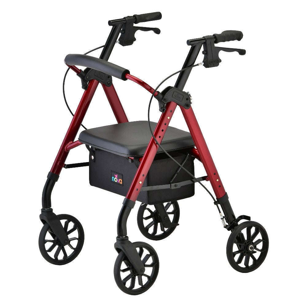 Nova Star 8 Rollator, 4288RD Red