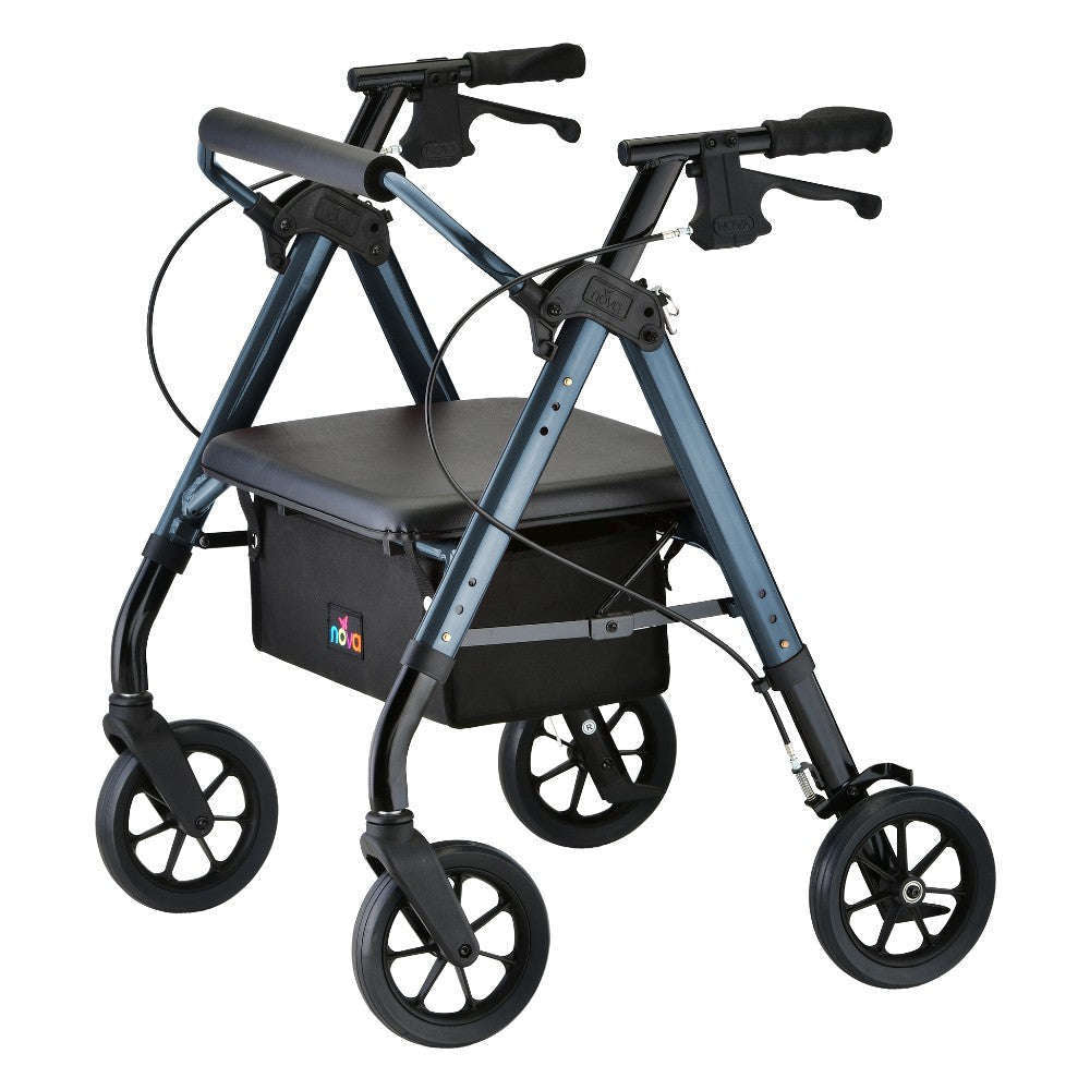 Nova Star Heavy Duty Petite Rollator, 4279BL Blue