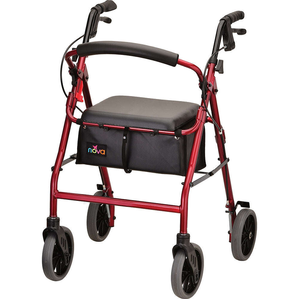 Nova Zoom 24 Rollator, 4224RD Red
