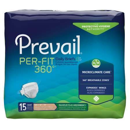 Prevail Per-Fit 360 Heavy Absorbency Brief, Pack