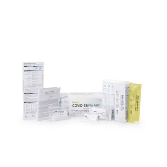 Status COVID-19/Flu A&B In-Office POC Rapid Test Kit, 25 test kit