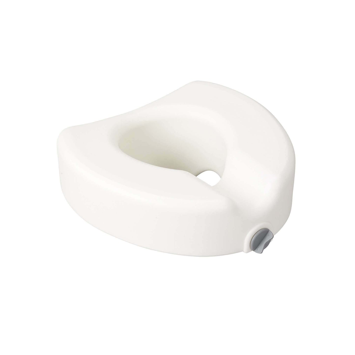 Drive 12014 Premium Plastic Raised Toilet Seat with Lock, Elongated