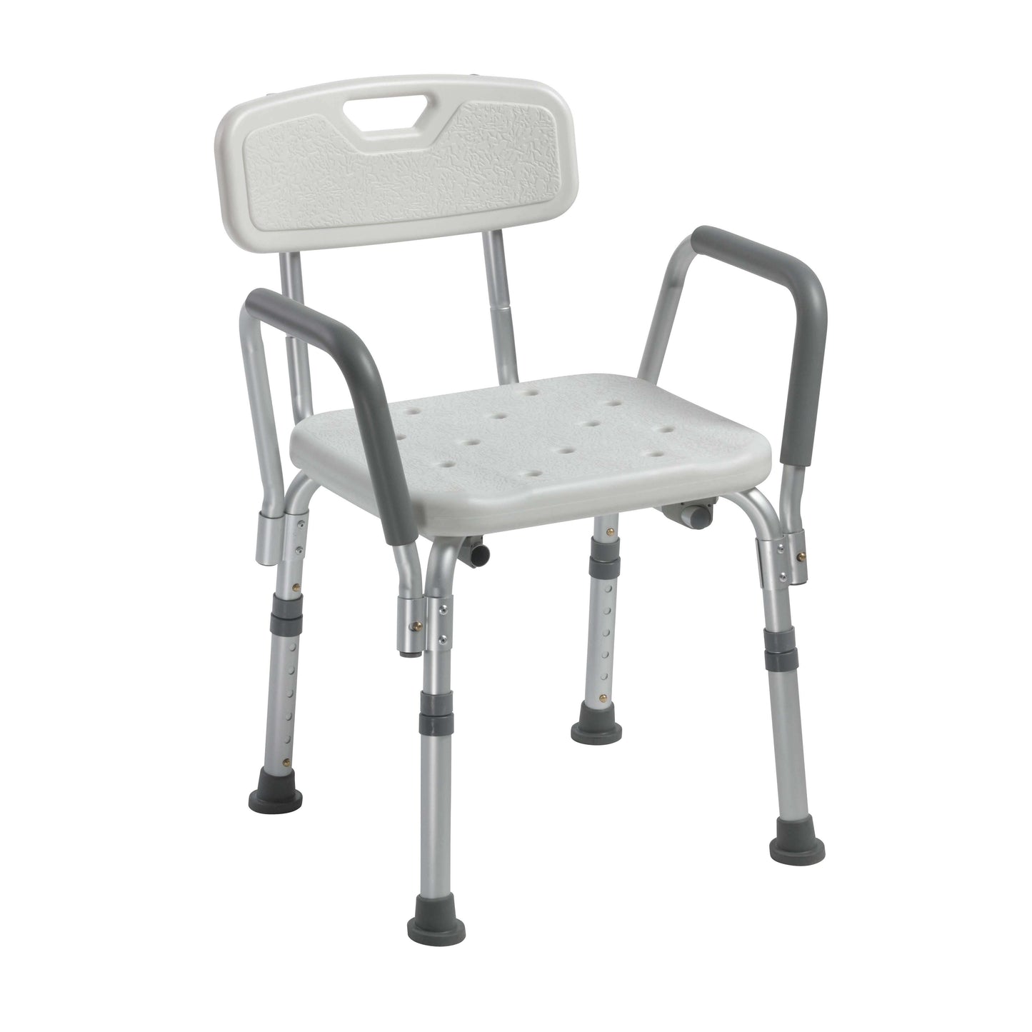 Drive 12445kd-1 Knock Down Bath Bench with Back and Padded Arms