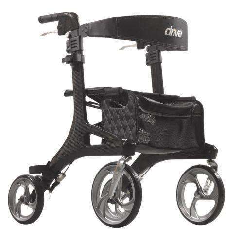 Drive Medical RTL10266CF Nitro Elite Ultralight Carbon Fiber Rollator