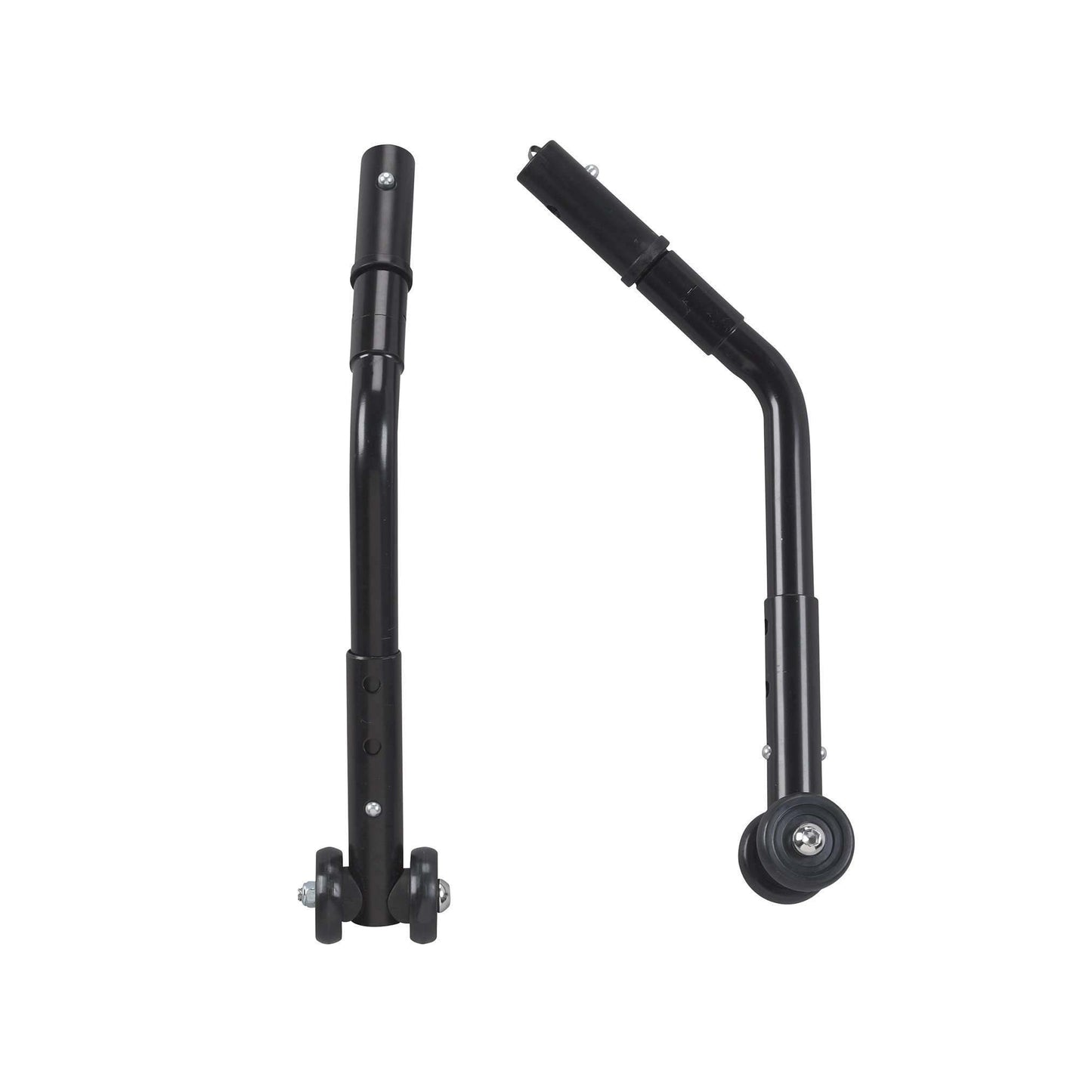 Drive stds807 Adjustable Universal Wheelchair Anti Tipper with Wheels, Black, 1 Pair
