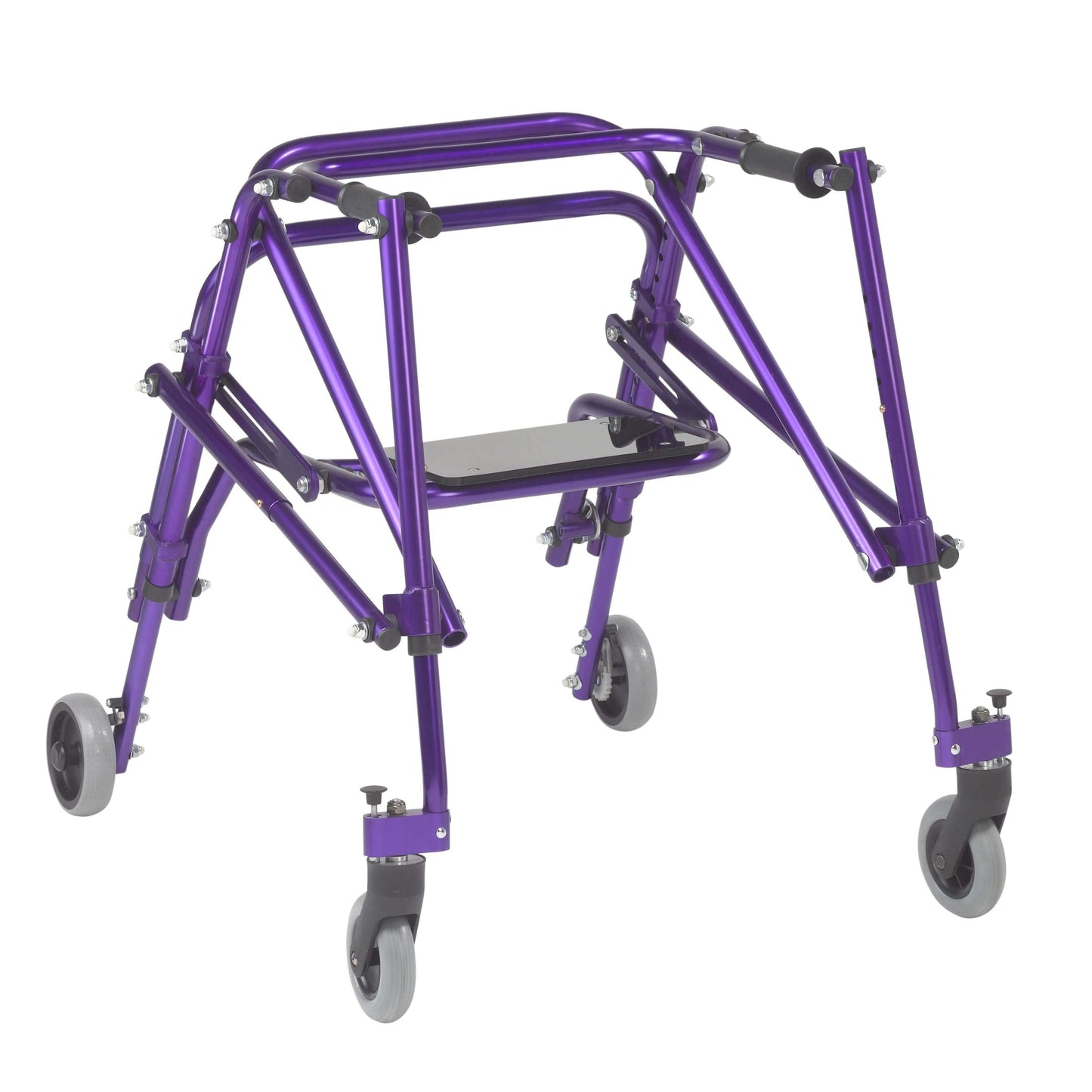 Nimbo 2G Lightweight Posterior Walker with Seat, Medium, Wizard Purple