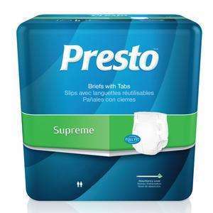 Presto ABB21020 Supreme Full Fit Medium Brief, 16/pk