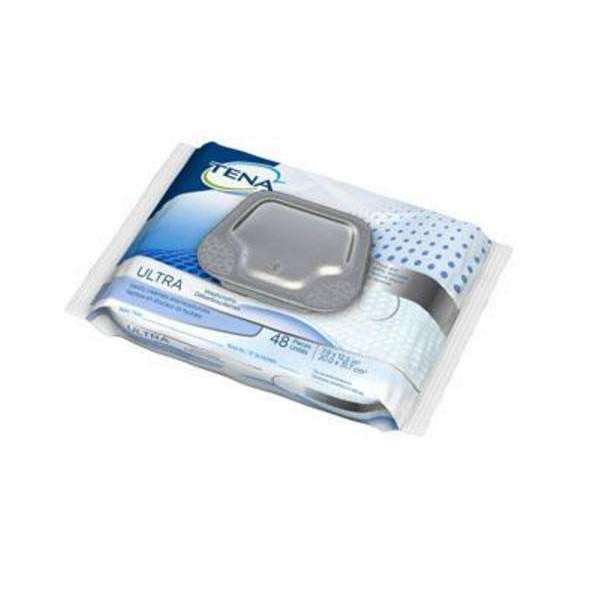 Tena 65720 Scented Ultra Washcloth 8" x 12-1/2", 48 count