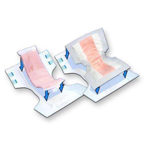 Tranquility 3096 TopLiner Brief Booster Contour Pads 13.5" x 21.5" Pack and Case