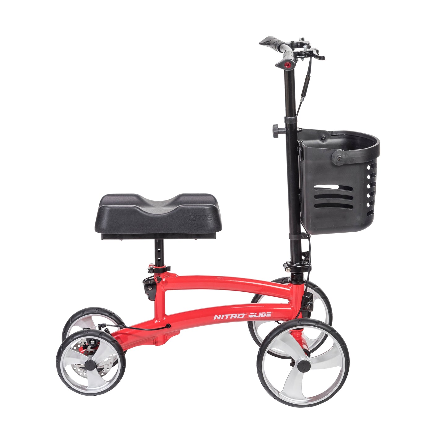 Drive Medical Nitro Glide Knee Walker, 791RD Red