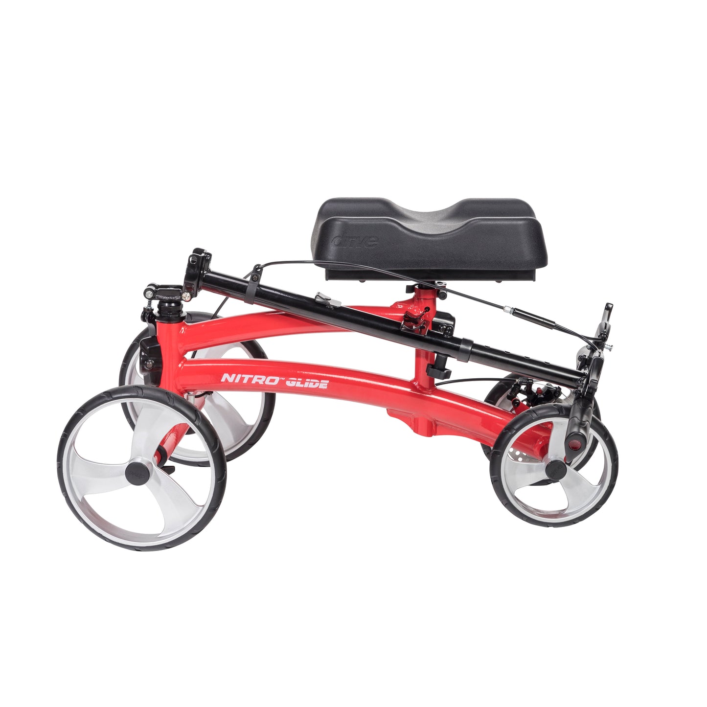 Drive Medical Nitro Glide Knee Walker, 791RD Red