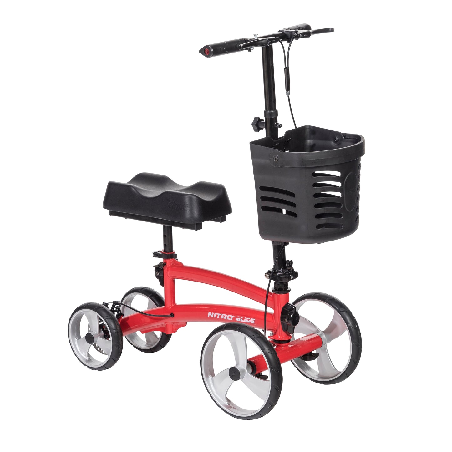 Drive Medical Nitro Glide Knee Walker, 791RD Red