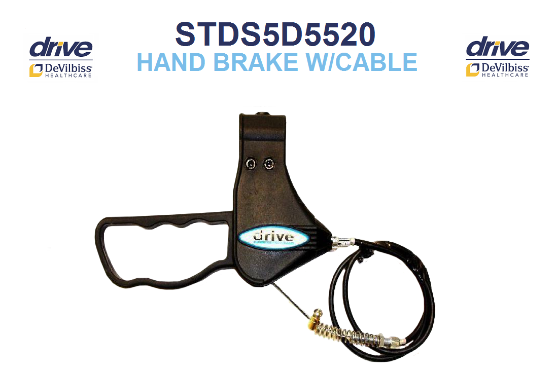 EXP19LT Expedition Transport Chair Replacement Brake Cable Assembly , STDS5D5520