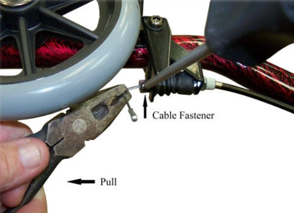 How to adjust Drive Medical rollator brakes