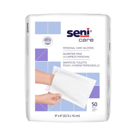 Seni Care 6x9 inch Cleansing Glove, S-NG50-C41 50/pk