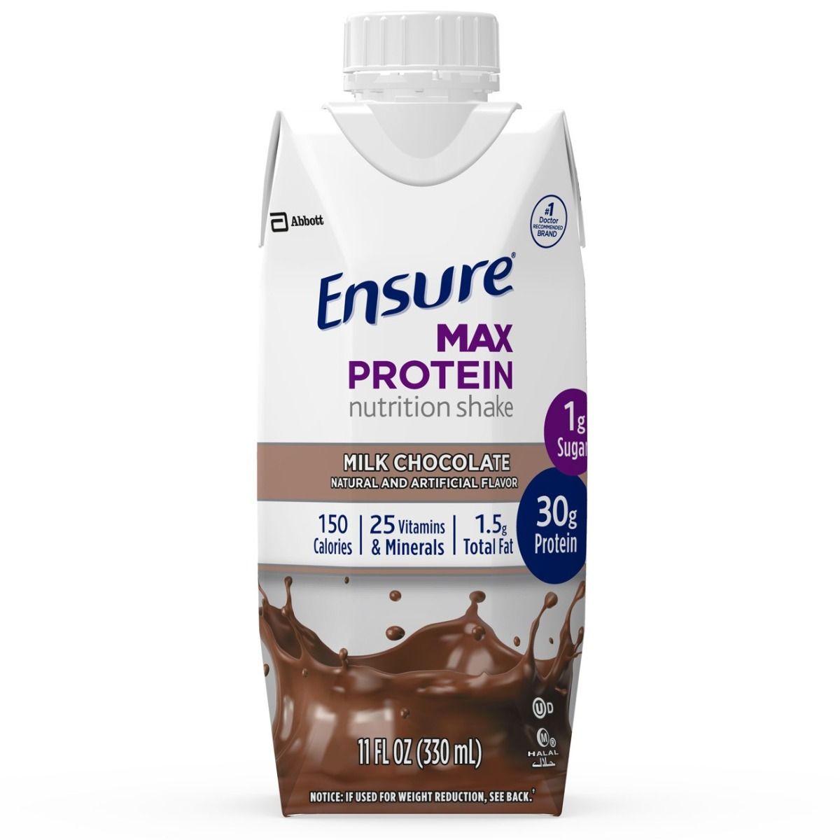 Ensure Max Protein 11oz. screw top carton cs/12