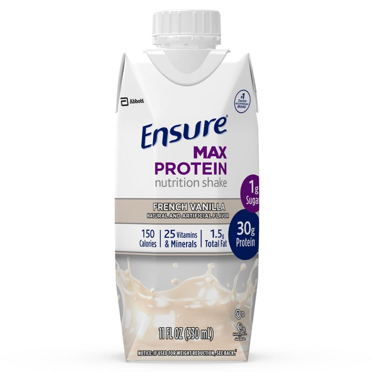 Ensure Max Protein 11oz. screw top carton cs/12