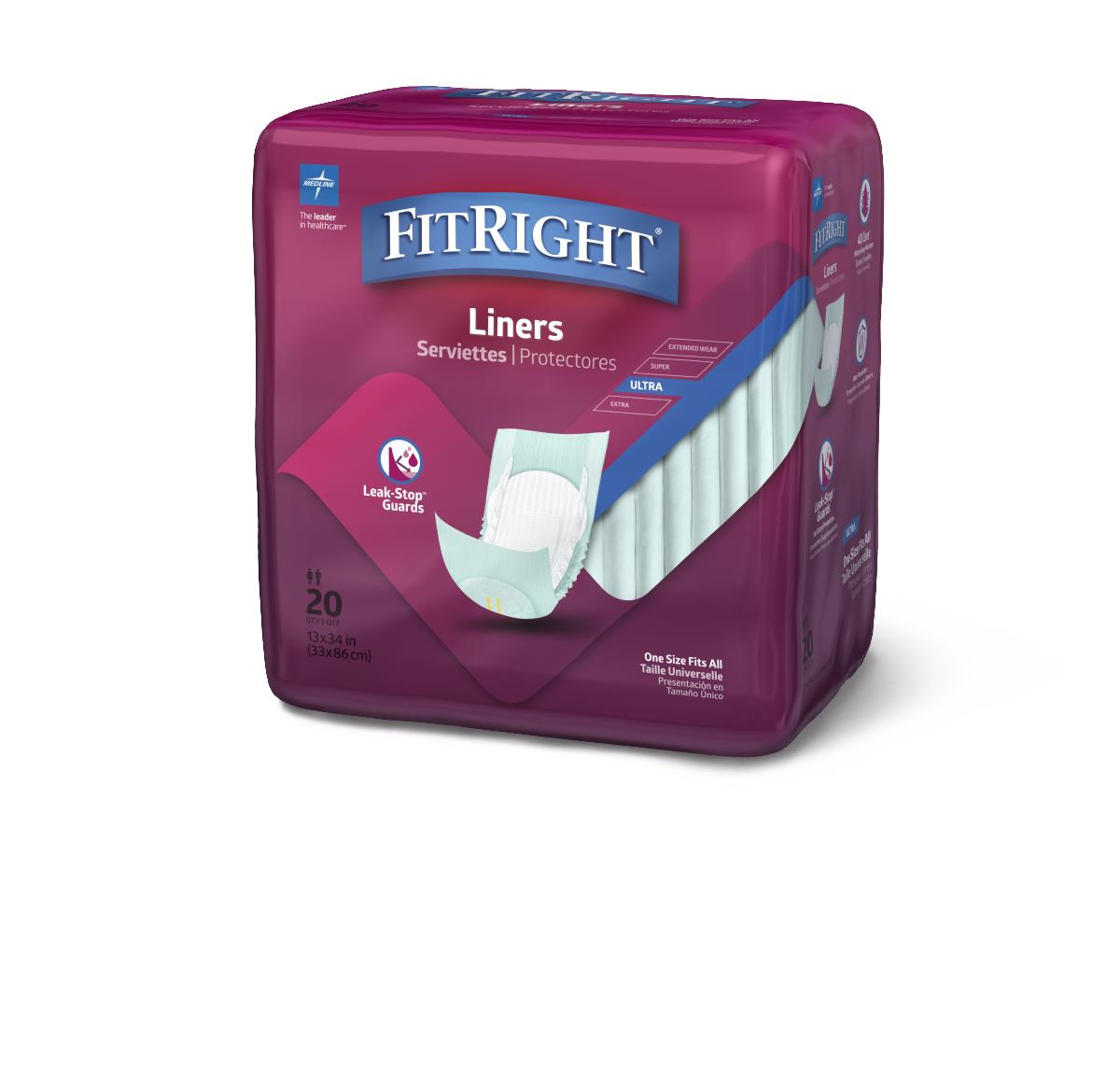 FitRight 13 X 34 Heavy Absorbency Liner FITLINER300