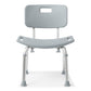 Medline Aluminum Shower Chair w/Back  G2-101KX1