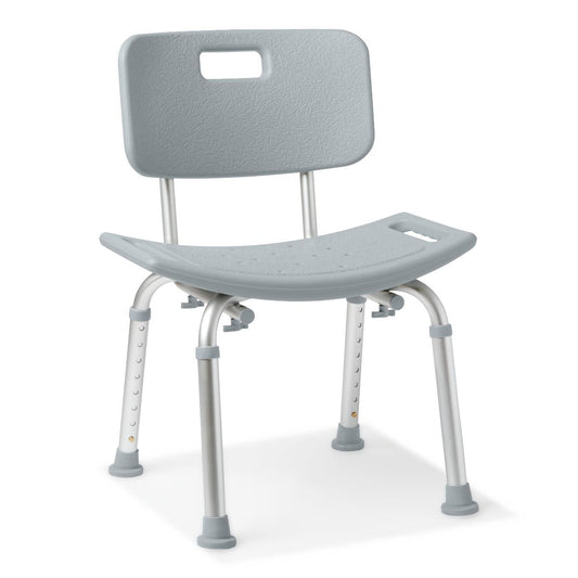 Medline Aluminum Shower Chair w/Back  G2-101KX1