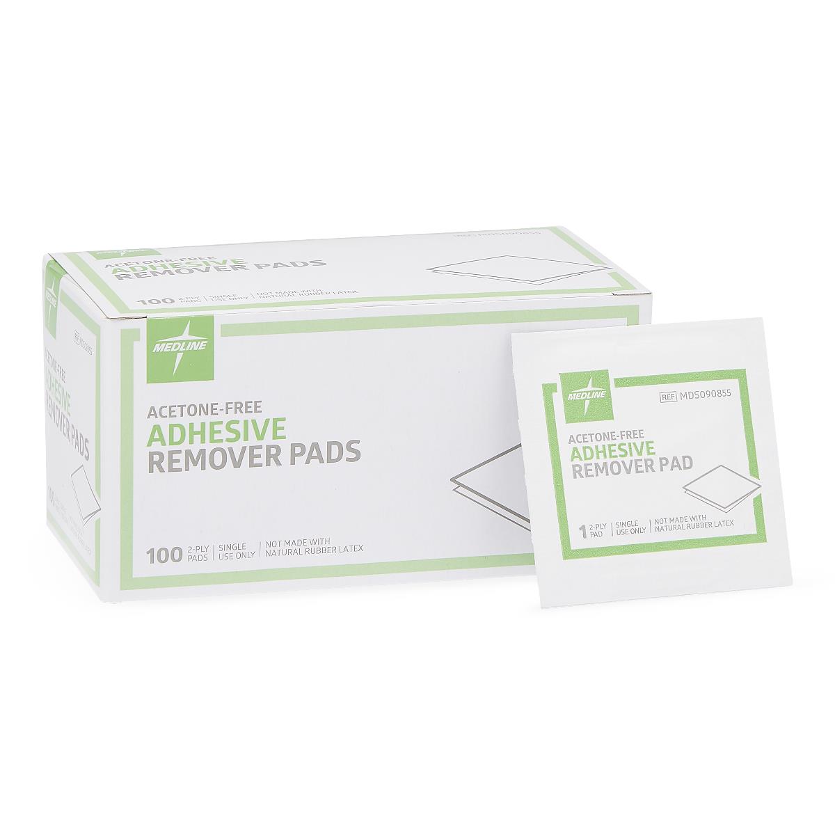 Medline Adhesive Remover Pads 100/bx MDS090855H