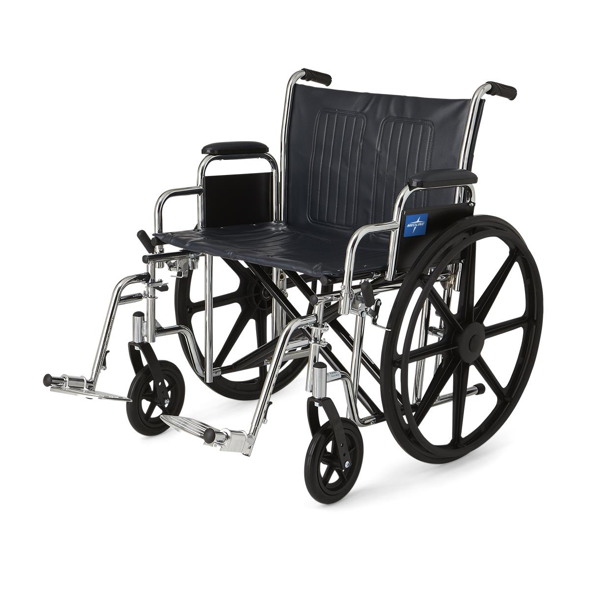 Medline Excel Extra Wide 22" Wheelchair MDS806800