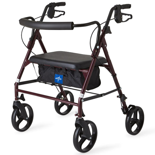 Medline Extra Wide Steel Rollator