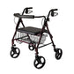 Medline X-Wide Bariatric Rollator MDS86800XW Burgundy