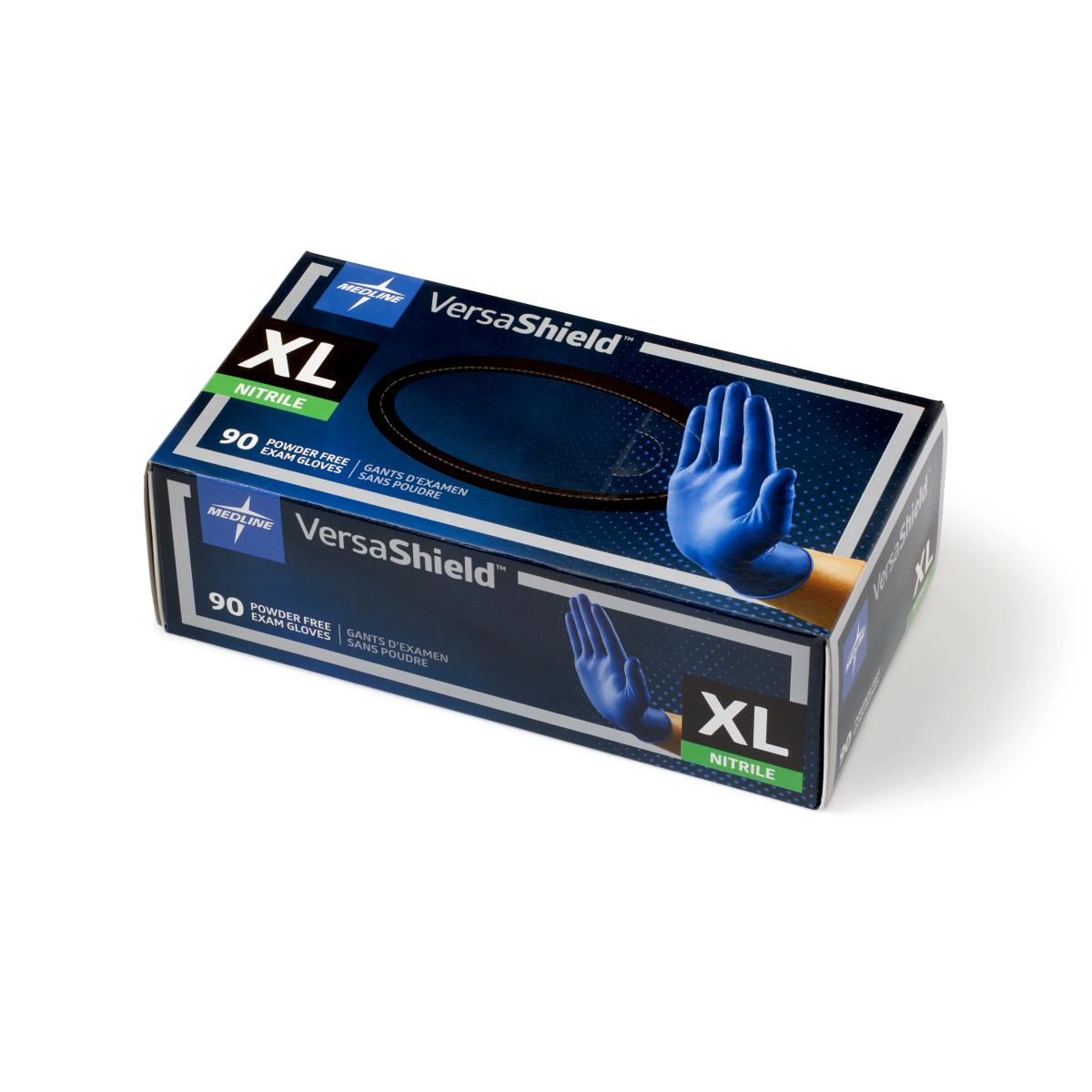 VersaShield Textured Nitrile Exam Gloves Size XL 10bx/cs VS311XL