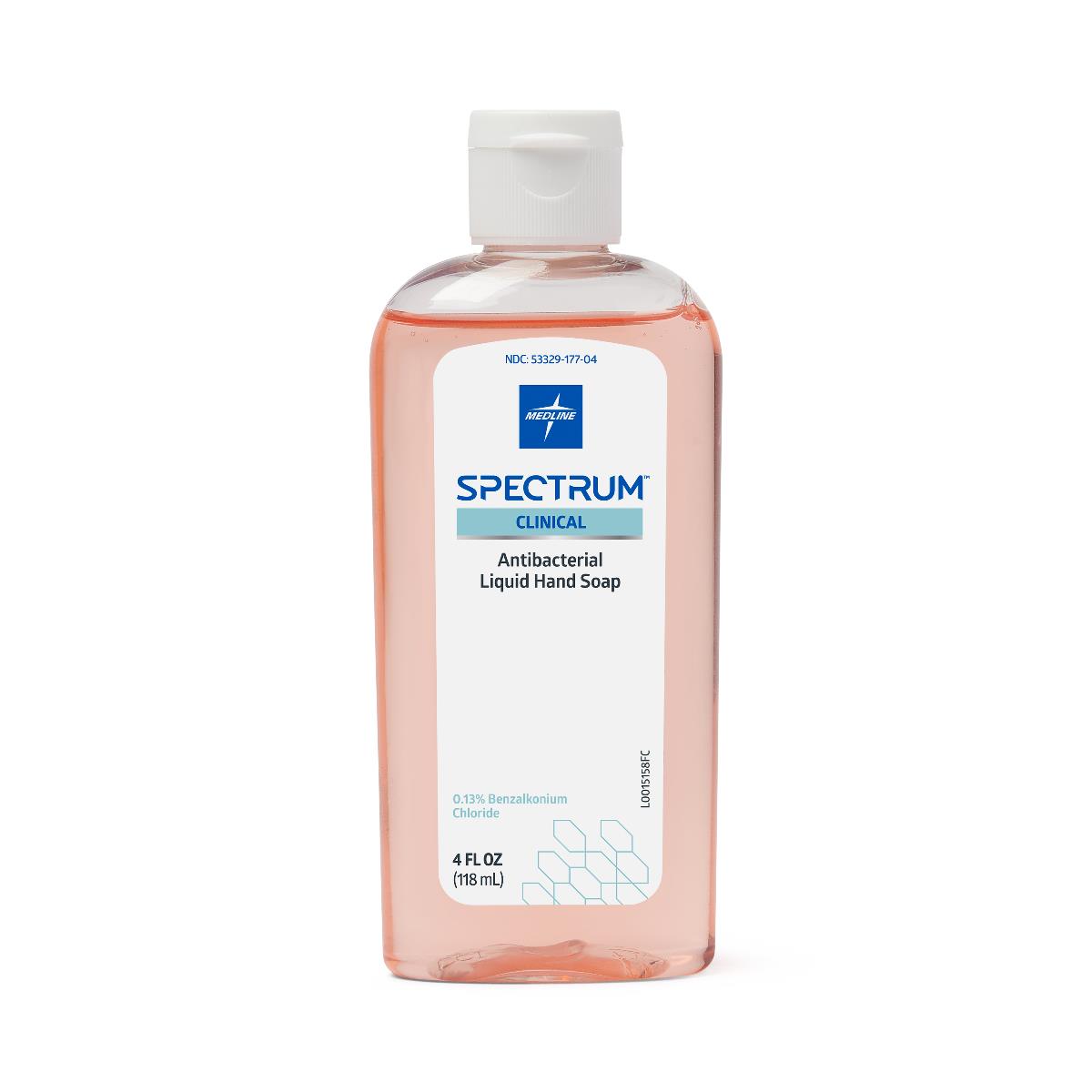 Spectrum Clinical Antibacterial Hand Soap, 4 oz. Bottle HHABSP04H