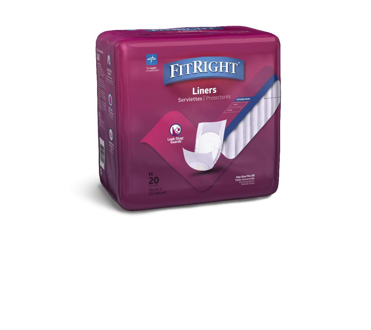 FitRight 13 X 34 Maximum Absorbency Liner FITLINER500