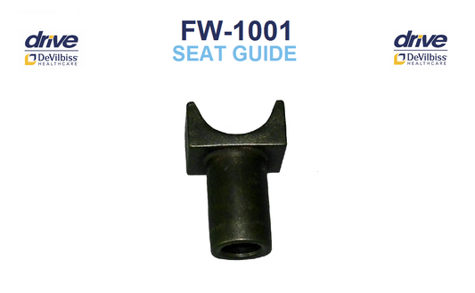 Drive Medical Flyweight Transport Chair Front Seat Rail Guide, FW-1001