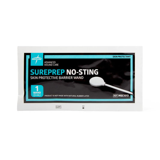 Medline Sureprep No-Sting Skin Protective Barrier, 3ml Wand each MSC1513H