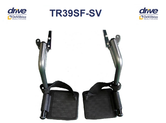 Drive TR37E and TR39E Transport Chair Footrest Assembly TR39SF-SV