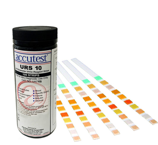 Accutest Urinalysis Test Strips UA710B 100/btl
