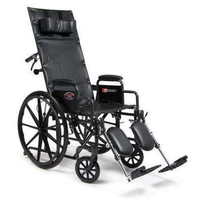 Advantage Reclining 20"x17" Wheelchair,  3K010330 Desk length arms/Leg Rests