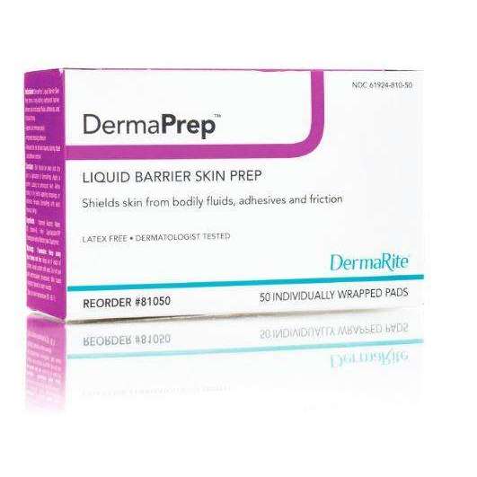 DermaPrep Barrier Skin Prep Pads 50/bx, 81050