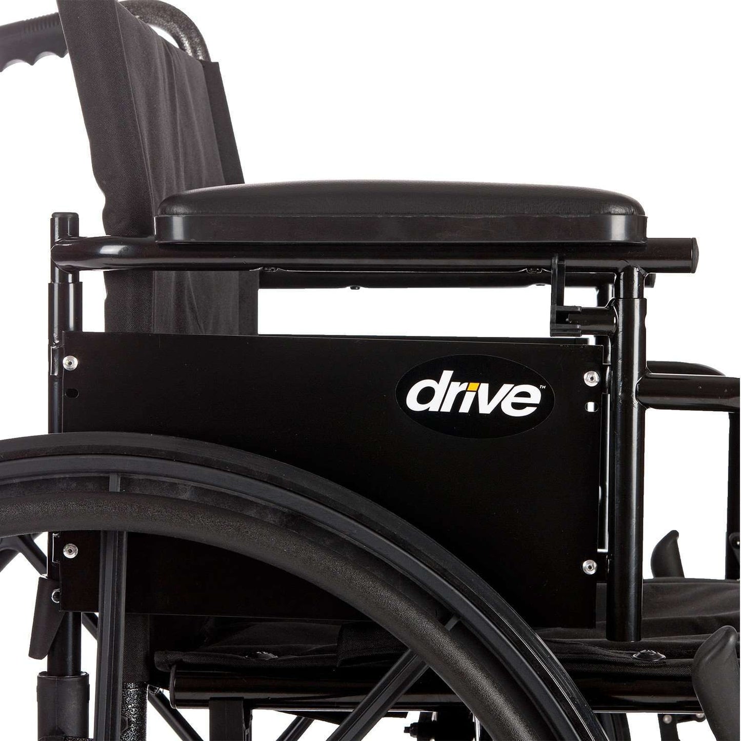 Drive cx418adda-sf Cruiser X4 Lightweight Dual Axle Wheelchair with Adjustable Detachable Arms, Desk Arms, Swing Away Footrests, 18" Seat