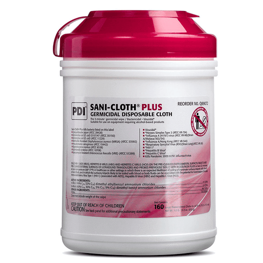 PDI Sani-Cloth PLUS Disinfectant wipe Q89072 tub/160