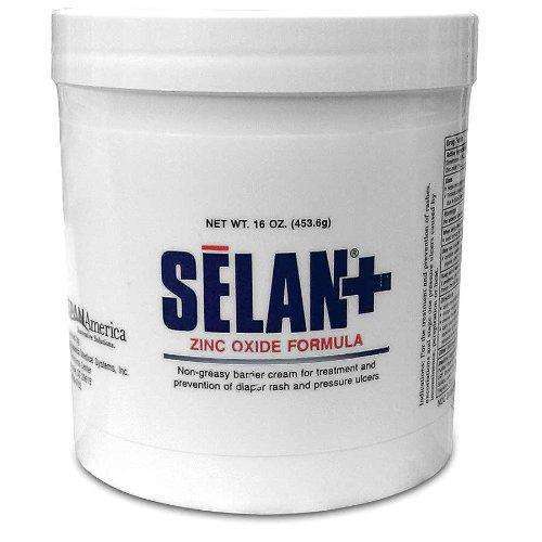 Selan+ Zinc oxide Barrier Cream, 16oz jar