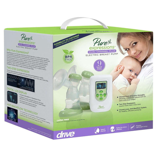 Drive Pure Expressions Dual Channel Electric Breast Pump, rtlbp2000